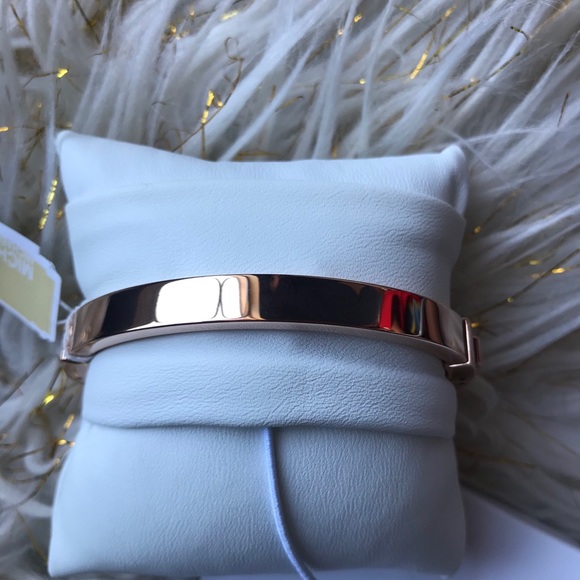 MK Gold Rose Bangle bracelet - Picture 9 of 11